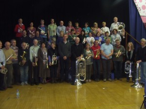 Philip Harper with OSMB, Brass Class and guests